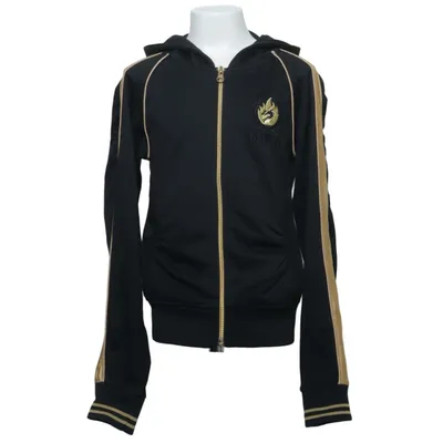 Capuchon sweater (Zwart, Goud) van Monta Polyester