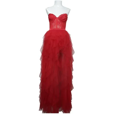 Avondjurk (Rood) van For Love & Lemons Elastaan, Polyamide, Polyester, Zijde