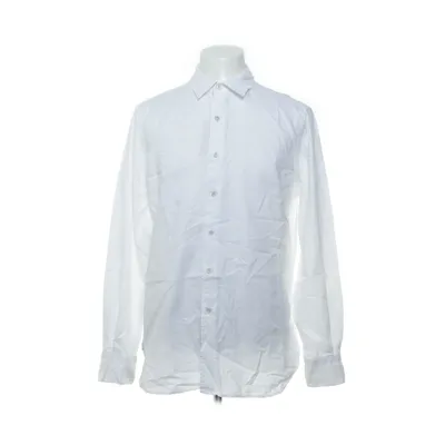 Shirt (Wit) van Boggi Katoen, Lyocell