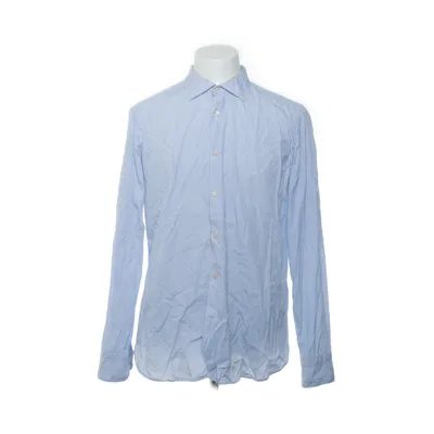 Shirt (Blauw, Wit) van Tintoria Mattei Katoen