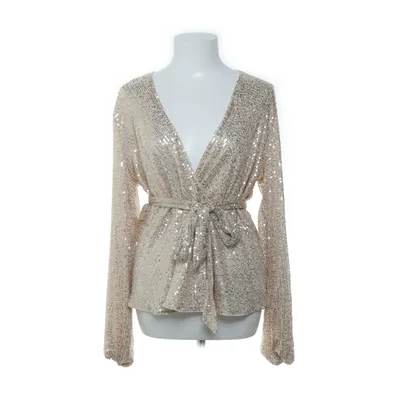 Wrap blouse (Gold) from CBR Cotton, Polyester