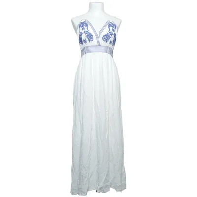 Maxi jurk (Wit, Blauw) van Bubba