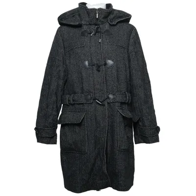 Dufflecoat (Sort, Hvid) fra Hettemarks
