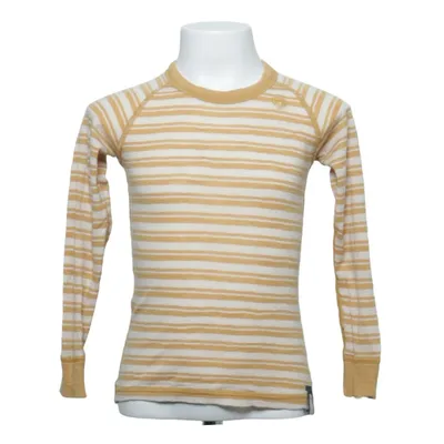 Long sleeve T-shirt (Yellow, White) from Pierre Robert Merino wool