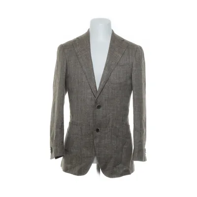 Blazer (Bruin) van Suitsupply Cupro, Linnen, Polyester, Zijde, Wol