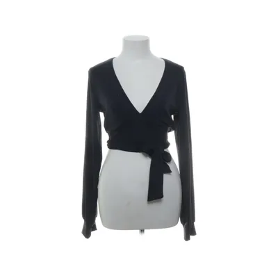 Wrap top (Black) from Glamorous Cotton, Elastane