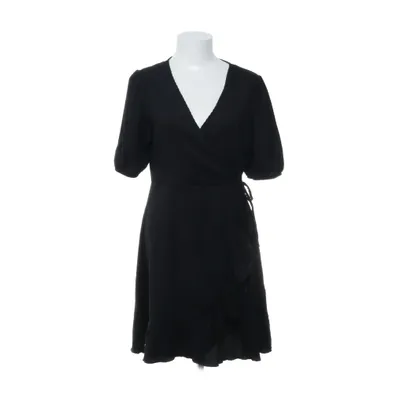 Omlottklänning (Svart) från Gina Tricot Elastan, Polyester