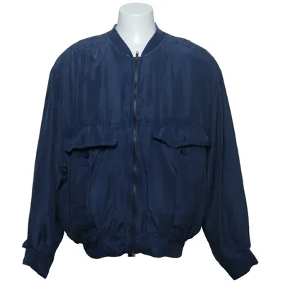 Bomber jacket (Blue) from Yorn Polyamide, Silk
