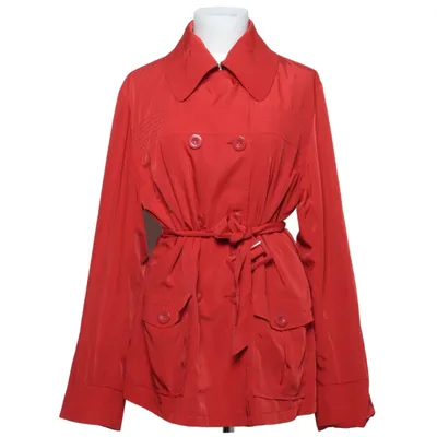 Trenchcoat (Rood) van Lanidor Acetaat, Polyester