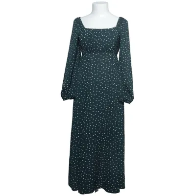 Maxikjole (Grøn, Hvid) fra ASOS Design Elastan, Polyester