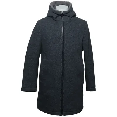 Jacket (Gray) from Herno Cotton, Elastane, Polyamide, Viscose, Wool