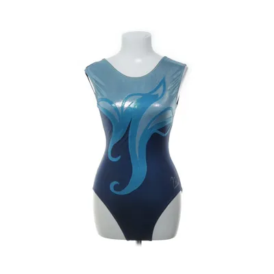 Gymnastikdräkt (Blå, Silverfärgad) från Milano