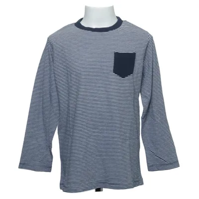 Lange mouwen shirt (Blauw, Wit) van Jacky