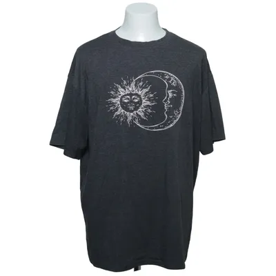 T-shirt (Grijs) Katoen, Elastaan, Polyester