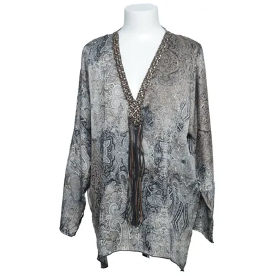 Blouse (Gray, Black, White) from Just M Viscose