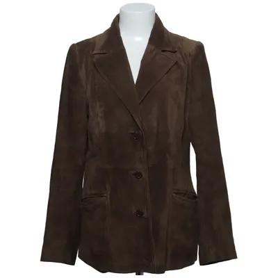 Blazer en cuir (Marron) de Hennes Acétate, Cuir