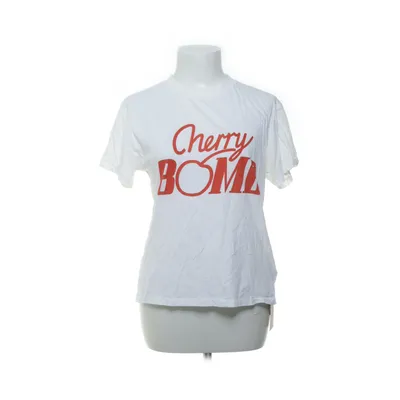 T-shirt (Vit, Röd) från Ganni Bomull