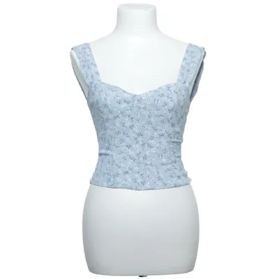 Crop top (Blå, Vit, Flerfärgad) från Reformation Viskos
