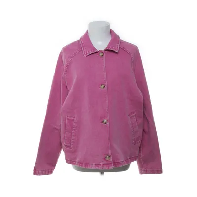 Jeansjacka (Rosa) från Ulla Popken Bomull, Elastan