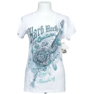 T-shirt (Hvid, Flerfarvet) fra Hard Rock Couture Bomuld
