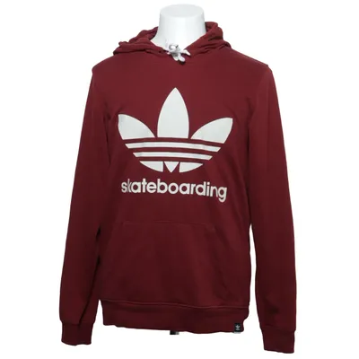 Hoodie (Red) from Adidas Skateboarding Cotton, Polyester