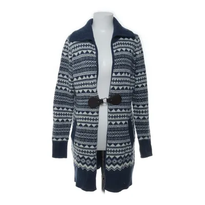 Cardigan (Blue, White) from Cambridge Dry Goods Nylon, Wool