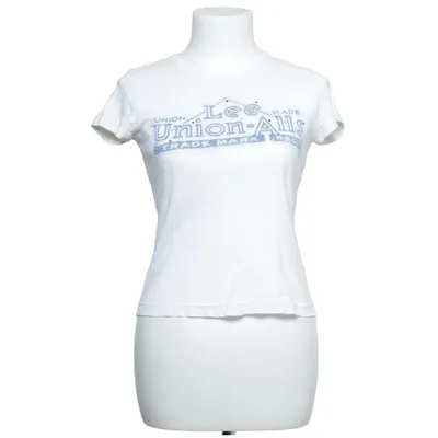 T-shirt (Hvid, Blå) fra Lee