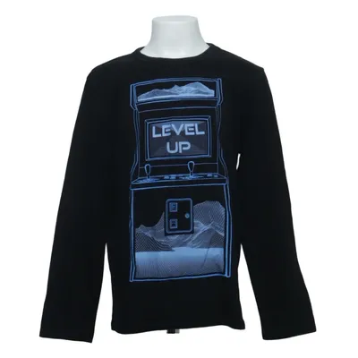Langærmet t-shirt (Sort) fra Gap Kids Bomuld