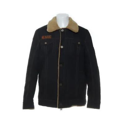 Shearlingjakke (Sort, Beige) fra Fashion