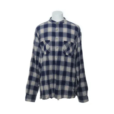 Flannel skjorte (Blå, Hvid) fra Batistini Bomuld