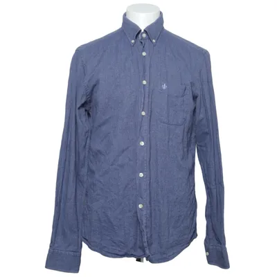 Buttondown-skjorta (Blå) från Morris Bomull