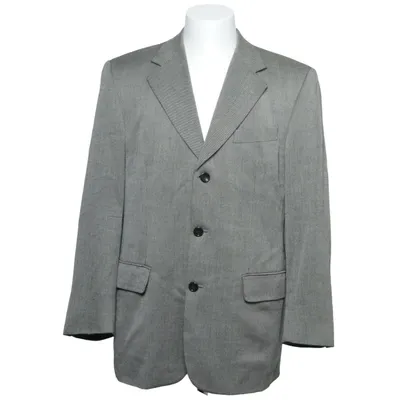 Blazer (Grijs) van Häger Stockholm Zijde, Viscose, Wol