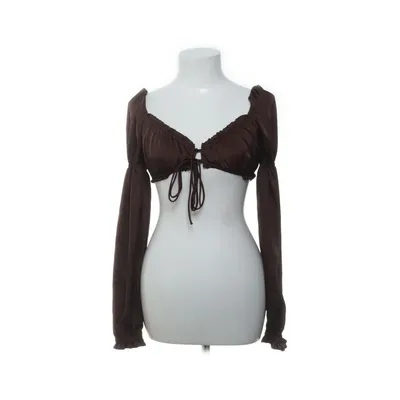 Crop top (Brown) from Divided by H&M Elastane, Polyester