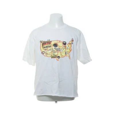 T-shirt (Vit, Flerfärgad) från Gildan Bomull