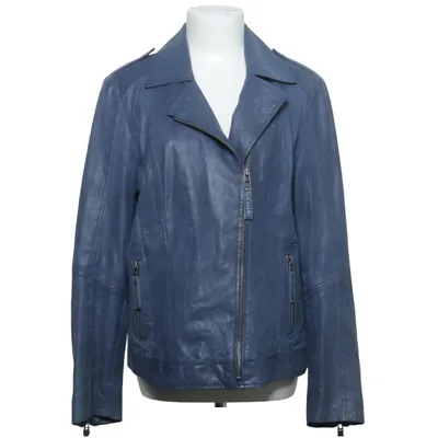 Biker jacket (Blue) from Brooker Leather