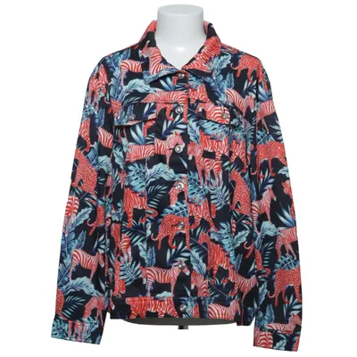 Jacket (Black, Multicolored) from Mocca Elastane, Polyester