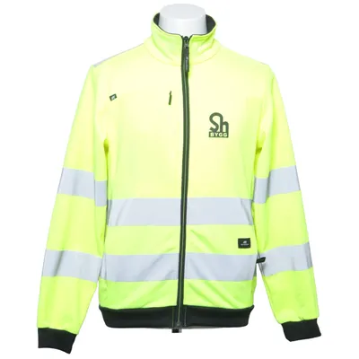 Reflexjacka (Gul, Grå, Svart) från Björnkläder Bomull, Polyester