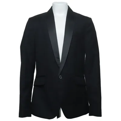 Smokingblazer (Sort) fra H&M Polyester, Viscose