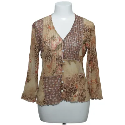 Blouse (Beige, Brown, Multicolored) from Niceconnection Polyamide