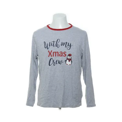 Christmas sweater (Gray, Red, Multicolored) from Enrico Mori Cotton, Viscose