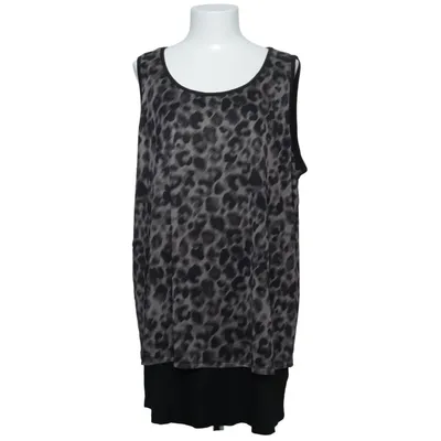 Tanktop (Grau, Schwarz) von Laura Torelli Elasthan, Polyester, Viskose