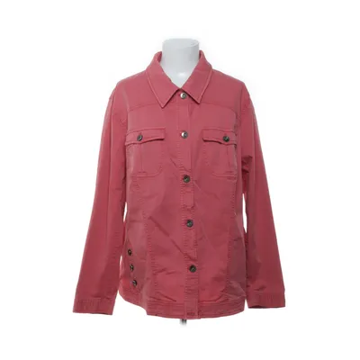 Jeansjacka (Rosa) från Ulla Popken Bomull, Elastan