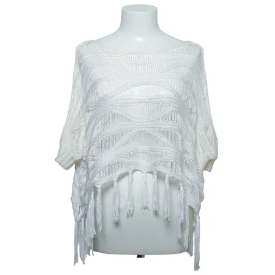 Poncho (Weiß) von Al Paradise Acryl, Polyester
