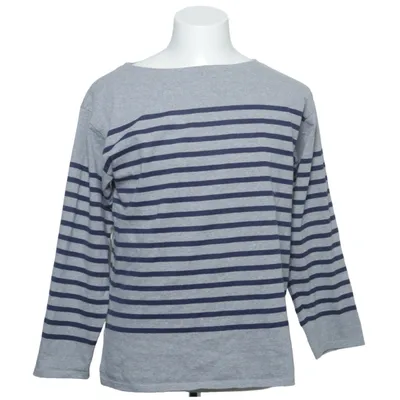Long sleeve T-shirt (Gray, Blue) from Saint James Cotton