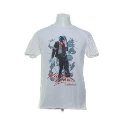 T-shirt (Vit, Flerfärgad) från Amplified Vintage Bomull