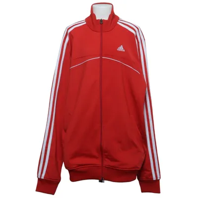 Træningsjakke (Rød, Hvid) fra Adidas Polyester