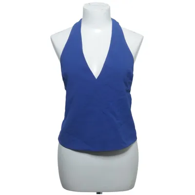 Haltertop (Blauw) van Zara Elastaan, Polyamide, Viscose
