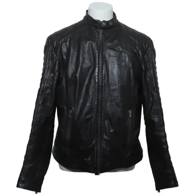 Læderjakke (Brun) fra Ricano Læder, Polyester