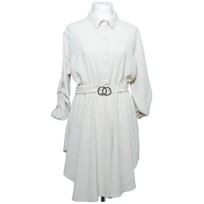 Skjortekjole (Beige) fra Styleboom Viscose
