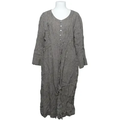 Shirt dress (Brown, White) from Gudrun Sjödén Linen